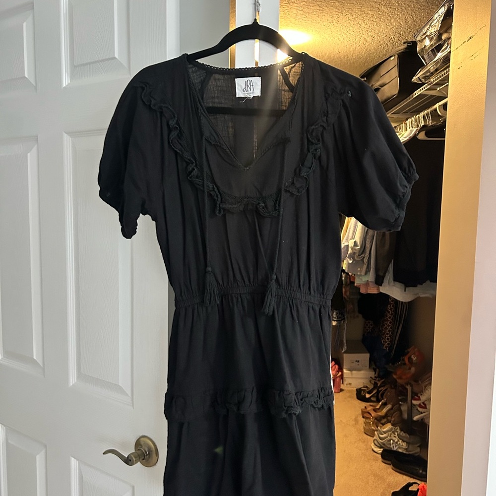 Black Ruffled Dress